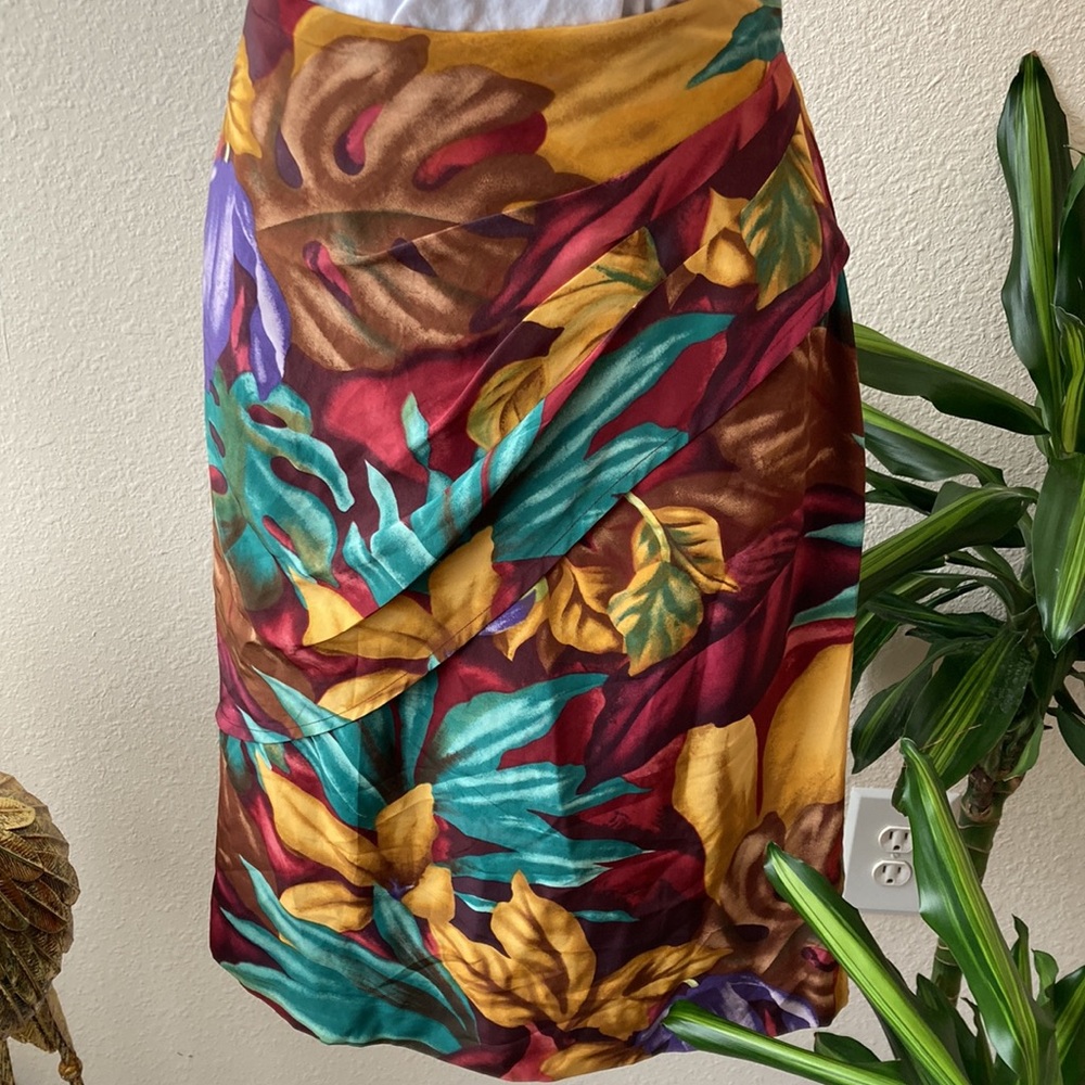 Vintage Ellen Tracy Silk Skirt